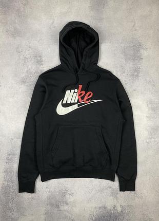 Толстовка худи с большим логотипом nike dd5011-010