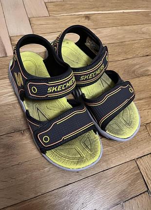 Сандалі сандалии босоніжки босоножки skechers 33 33.5 21 см