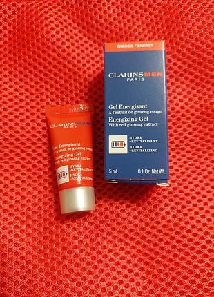 Clarins men energizing gel - легкий зволожувальний гель для обличчя  5 мл; #розбираю