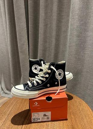 Кеди converse chuck 70 hi black