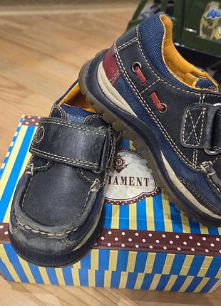 Кожаные ботинки 24 размер