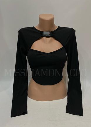 Готический топ с рукавами