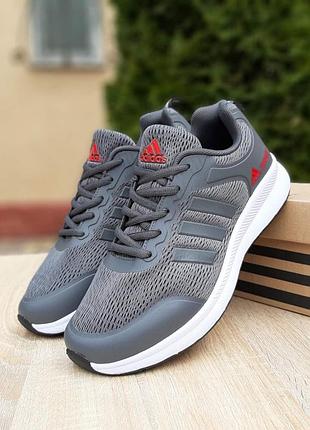 Чоловічі якісні та стильні кросівки adidas terrex сірі