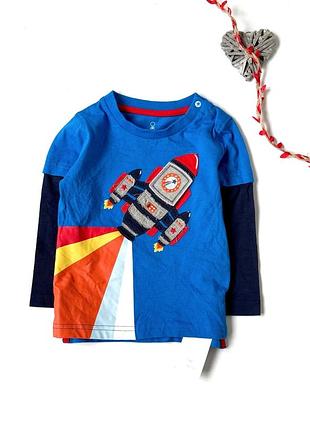 Кофта, лонгслив, реглан mothercare 9-12 месяцев