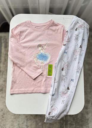 Дитяча піжама для дівчинки з балеринами