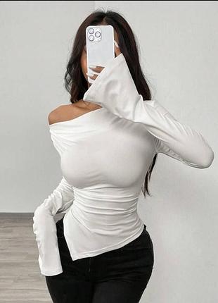 Лонгслив из вискозы, 2 цвета