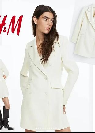 Нове плаття, сукня піджак h&m, вовна + шовк