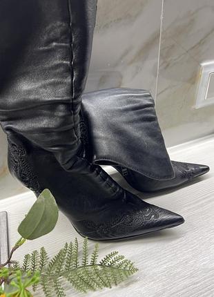 Кожаные демисезонные полусапожки billiani