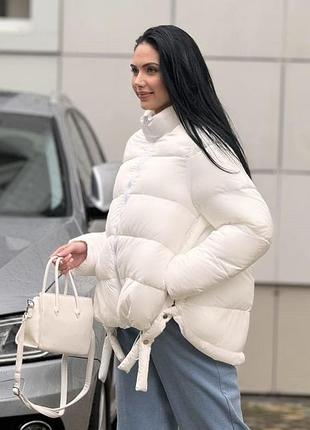 Куртка демисезон белая