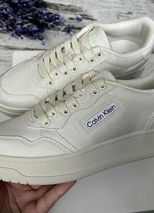 Кроссовки, кеды calvin klein, новая коллекция, оригинал, размер us 7 (37-38 размер)