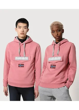 Худи napapijri большой логотип, оригинал, новые коллекции, новые коллекции