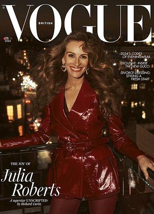 Журнал vogue uk (february 2024) - джулия робертс, журналы вог британия, мода-стиль