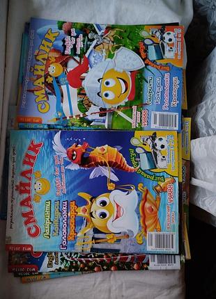Коллекция журналов смайлик 2012 2013 2014 лет познавательный развлекательный журнал для детей 396 головоломки задач