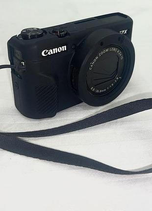 Чехол черный и розовый для камеры canon powershot g7 x mark 2/3