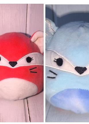 Мягкая игрушка переворачиваешь котик лисичка маршмеллоу