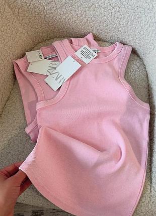 Майка рожева zara
