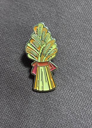 Брошка колоски