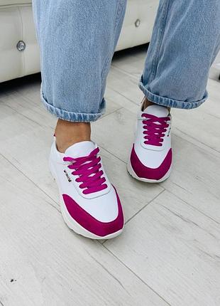 Кросівки натуральна шкіра та замша