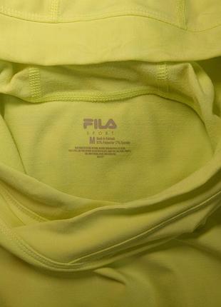 Кофта пуловер лонгслів для спорту салатова fila7 фото