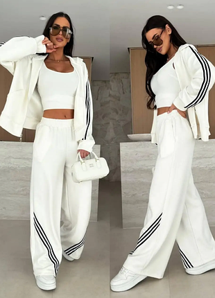Спортивный костюм женский двунитка 42-46 over size 2 цвета  sin1012-1426aве