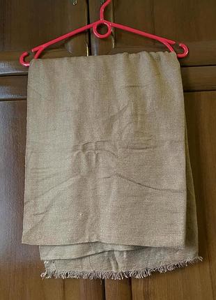 Шарф коричневый