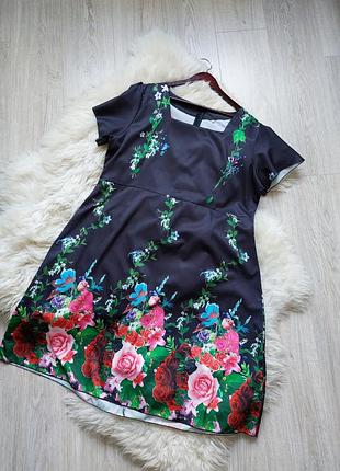 🌸🦋🌸 чрезвычайно красивое платье розы на черном