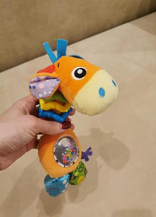 Playgro мій перший дружок жираф з намистинами