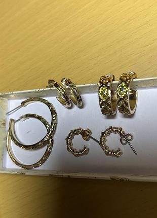 Серьги набор