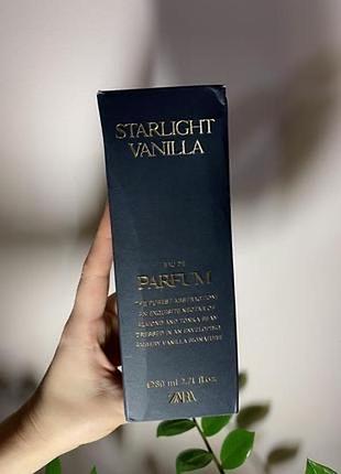 Женские духи zara starlight vanilla