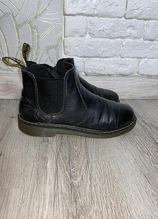 Кожаные ботиночки ботинки на низком ходу dr. martens 38р