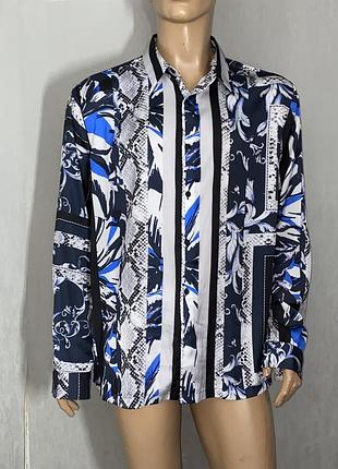 Сорочка у крутий принт river island, xl