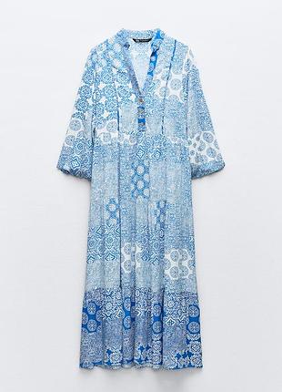 Повітряна сукня з віскози zara