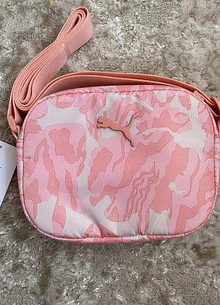 Спортивная сумка кросс-боди через плечо puma pop crossbody bag 09133802 pink fruitaop