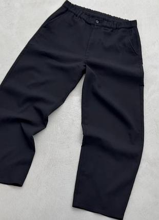 Брюки мужские мужские мужские, черное черное брюки брюки loose fit брюки широкие широтки классические