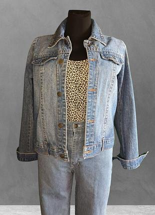 Джинсовий укорочений жакет john baner