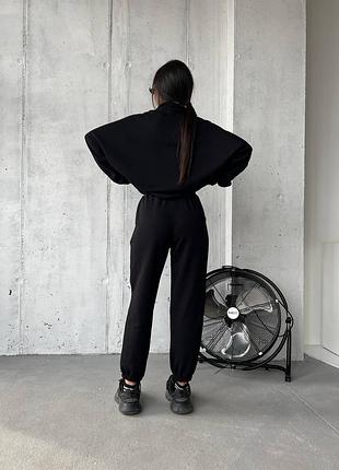 Спортивный костюм с кофтой на молнии с брюками с карманами с манжетами на резинке7 фото