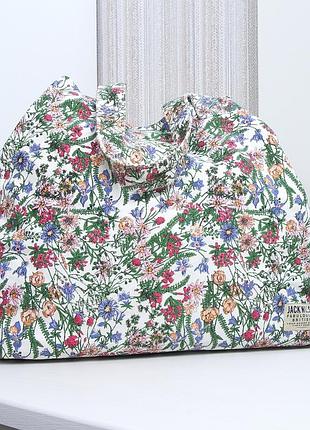 Сумка велика текстильна у кольорах, jack wills.