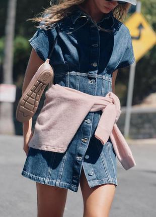 Джинсова сукня zara