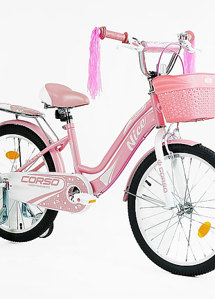 Детский двухколесный велосипед corso nice 20 nc-20264