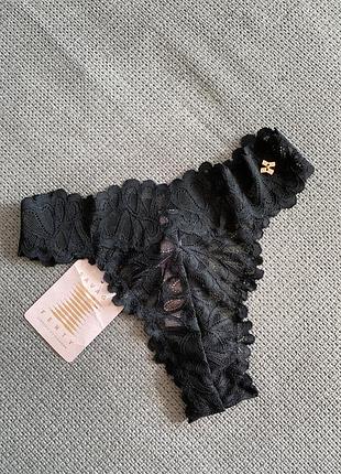 Черные трусики not sorry