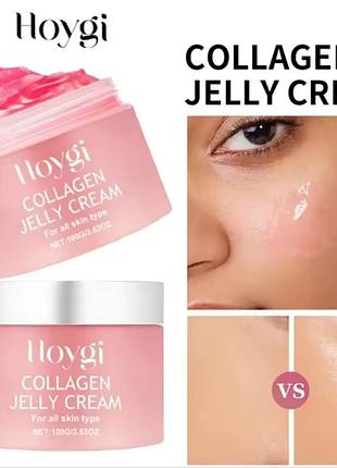 Лифтинговый коллагеновый желейный крем, ниацинамид и гидролизованный коллаген, укрепляющий барьер кожи и увлажняет кожу крем желе