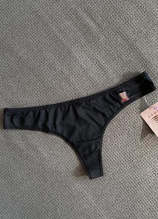 Черные стринги savage