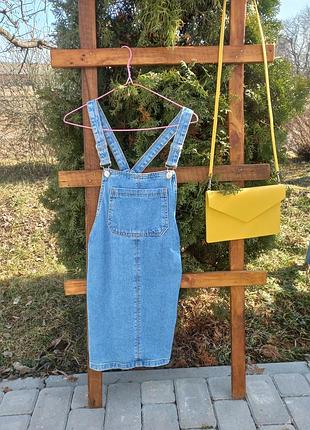 Сарафан джинсовый сарафан, голубой сарафан