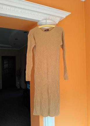 Платье по финиру вязаное
