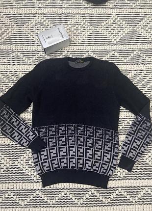 Хлопковый джемпер fendi