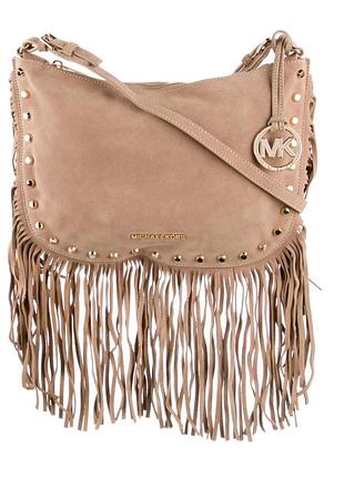 Замшевая сумка michael kors с бахромой2 фото