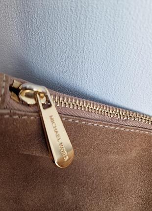 Замшевая сумка michael kors с бахромой5 фото