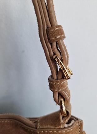Замшевая сумка michael kors с бахромой6 фото