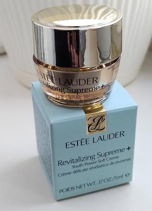 Легкий питательный увлажняющий дневной крем estee lauder revitalizing supreme+ youth power soft creme