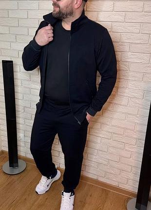 Стильный, удобный, универсальный костюм однотон мужской качественный